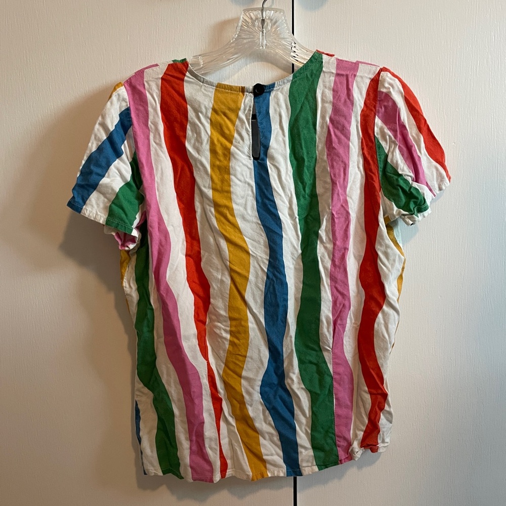 Nooworks Multicolor Striped Short Sleeve Tee - Picture 2 of 10
